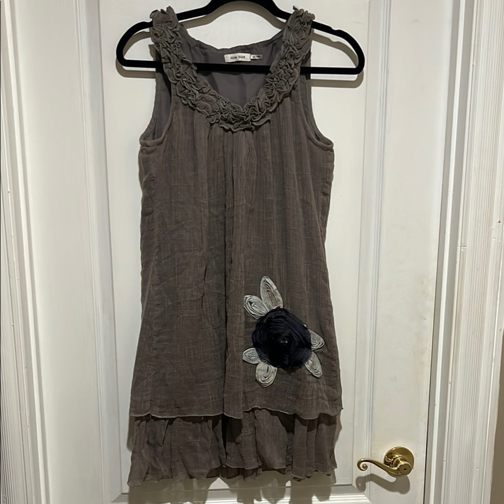Blue Bird Gray Women's Dress